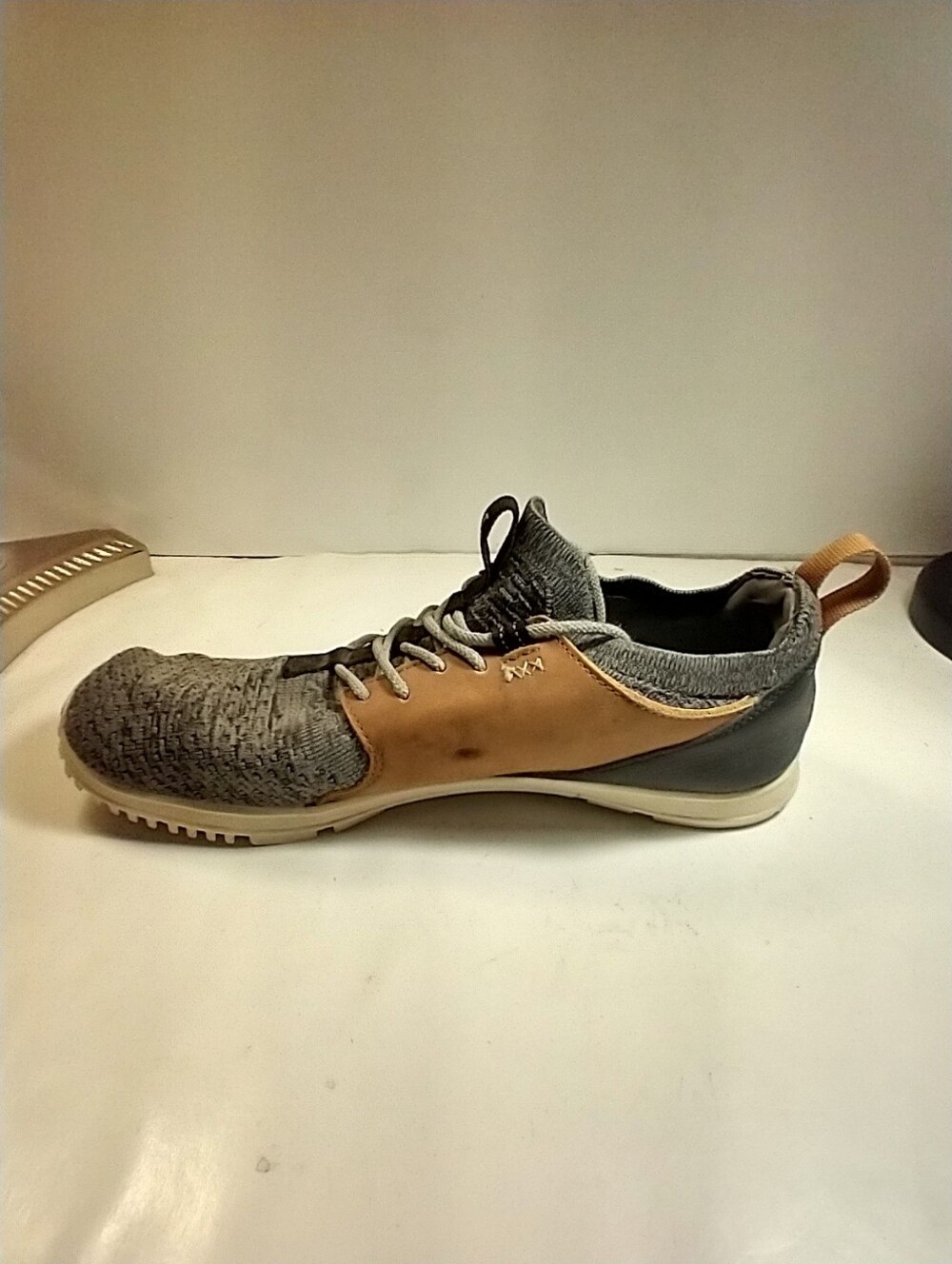 True Linkswear OG Feel Grey Knit Leather Spikeless Golf Shoes Men's sz 10.5. - Picture 6 of 12